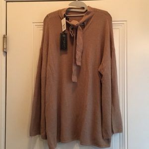 Sweater DG2 by Diane Gilman Tie sweater  tulip style front/tie back.  Wear 2…